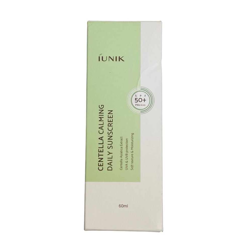 IUNIK Centella Calming Daily Sunscreen SPF 50 PA++++ (60 ml / 2.02 oz) New